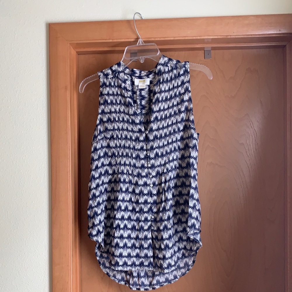 Anthroplogie sleeveless tunic, Small